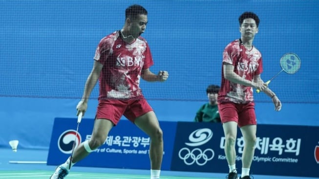 Kandas pada area Korea Masters, Ganda Putra Baru Kevin / Rahmat Tak Patah Semangat