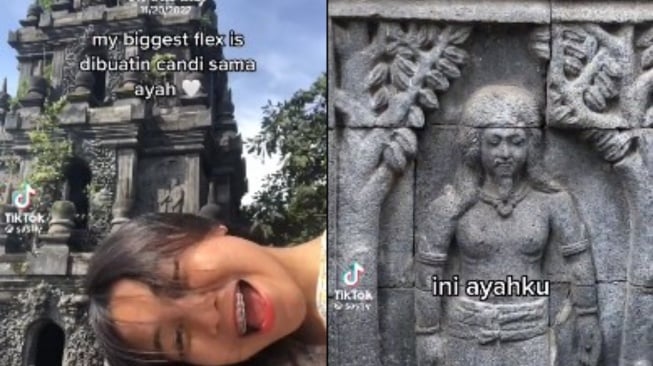 Viral Perempuan Dibikinin Candi oleh Bapaknya, Sosok Ayah Ternyata Bukan Orang Biasa