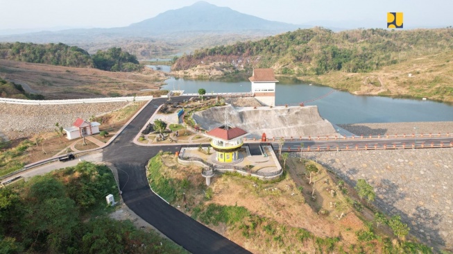 Bendungan Cipanas Siap Diresmikan untuk Suplai Irigasi lalu Air Baku Kawasan Rebana Jawa Barat