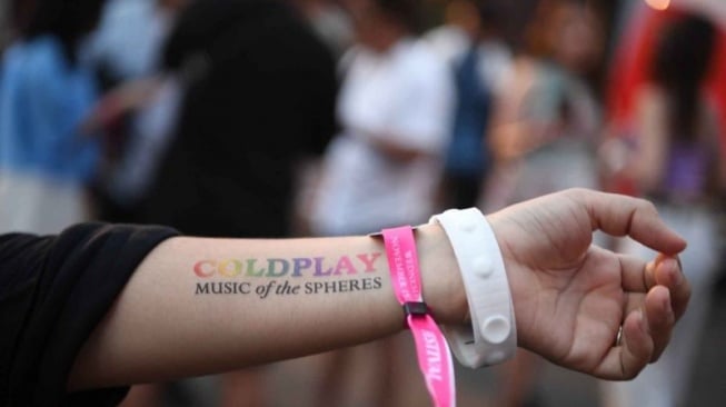 Manajemen Coldplay: Pengembalian Xyloband Konser dalam Jakarta 77 Persen