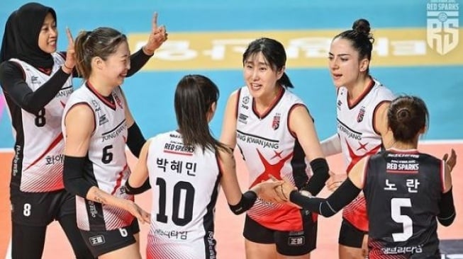 Jadwal Red Sparks di tempat dalam Putaran Ketiga Liga Voli Korea, Megawati Cs Wajib Menang