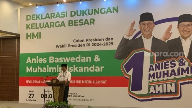 Anies Ungkap Pesan JK: Kader HMI Jangan Berhenti Di Tempat Wapres