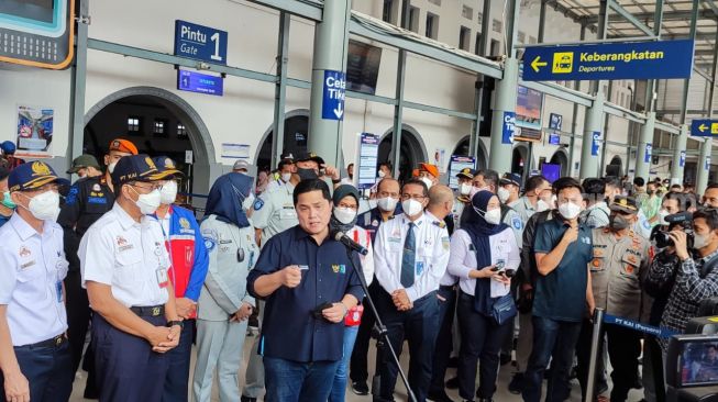 Erick Thohir Rombak Jajaran Direksi KAI, Pejabat Bank Mandiri Masuk