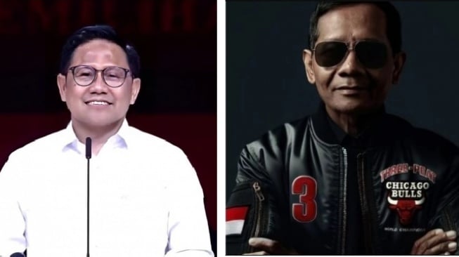 Adu Gaya Berkendara Cak Imin vs Mahfud MD, Sama-sama Naik Vespa tapi….