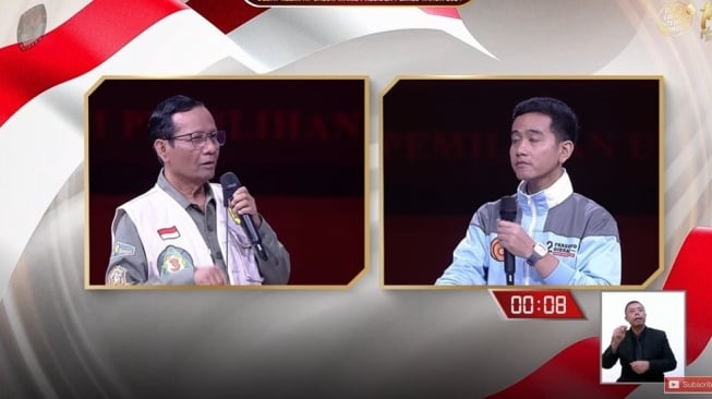 Mahfud MD Tersulut Emosi Debat Greenflation Bareng Gibran, Ekspresinya Kesal