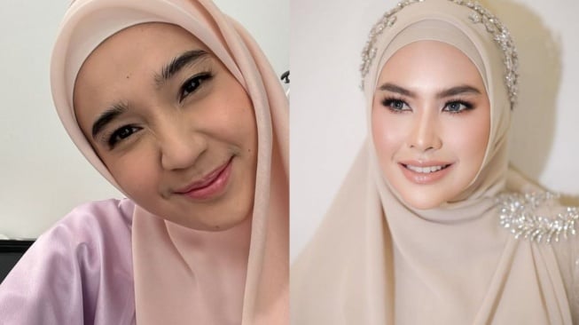 Kompak Berhijrah, Penampilan Dhini Aminarti Dipuji Lebih Baik Ketimbang Kartika Putri Istri Habib Usman