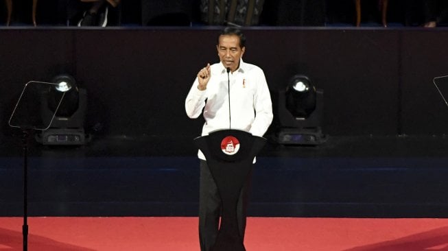 Hal ini adalah Dia Pidato Ikonik Jokowi Sebut Global Hadapi Thanos Yang Naskahnya Ditulis Tom Lembong