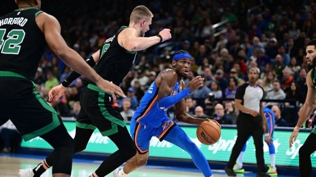 Hasil NBA : Thunder Tundukkan Celtics, Gilgeous-Alexander Tampilan Gemilang