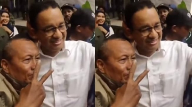 Foto Bareng Anies Baswedan, Pria Hal ini adalah Angkat Dua Jari Langsung Auto Kena Mental: Pada saatnya Prabowo Gibran