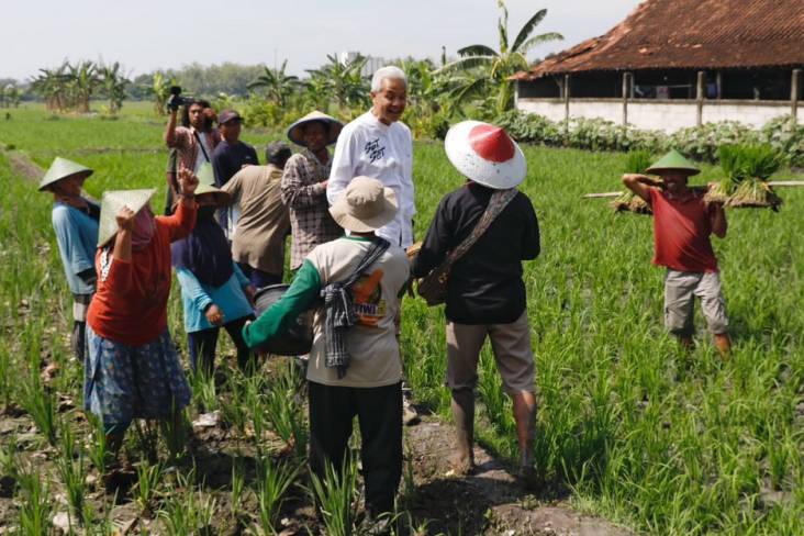 Di Hadapan Ribuan Petani Blora, Ganjar Ungkap Solusi Atasi Permasalahan Pupuk Subsidi