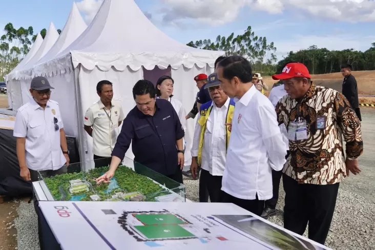 Jokowi Sebut TC Timnas Indonesia pada area IKN Jalan 20 Persen, Target Rampung Mei 2024