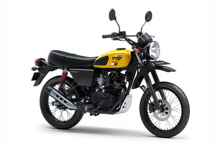 Kawasaki W175TR Punya Warna Baru Pearl Brilian Yellow, Hal ini Spek juga Harganya