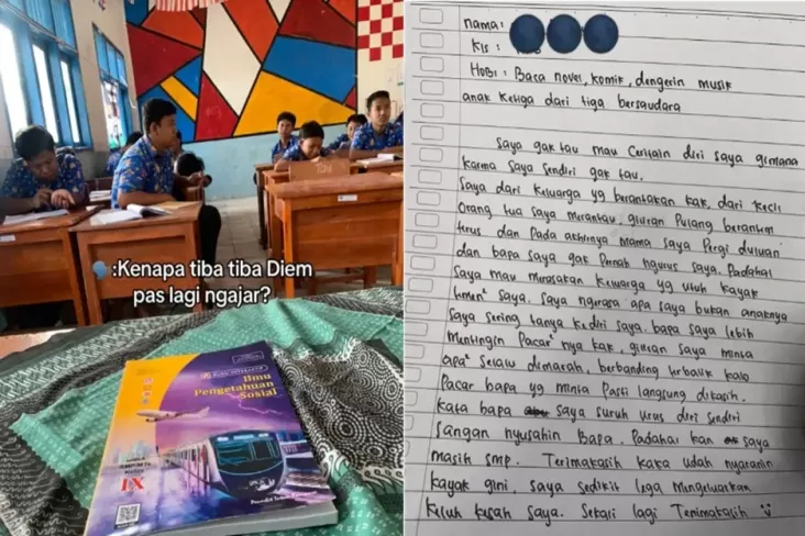 Viral! Guru Dapat Surat dari Murid yang digunakan dimaksud Ngaku Punya Keluarga Berantakan, Kisahnya Menyentuh