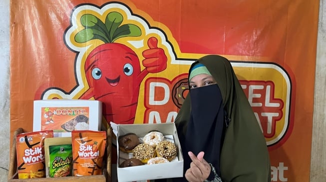 Donut Wortel, Ide Bisnis Camilan Optimal Ala Nasabah PNM Mekaar