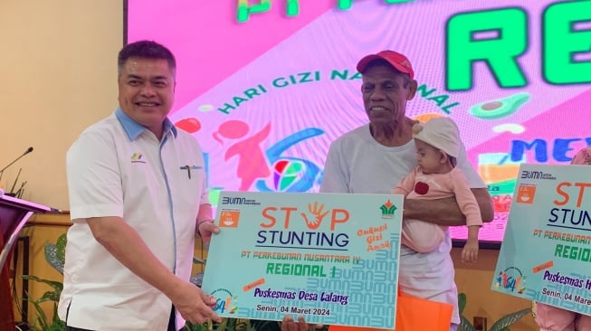 PTPN IV Lokal I Dukung Rencana Pengentasan Stunting di area area Sumut Tahun 2024