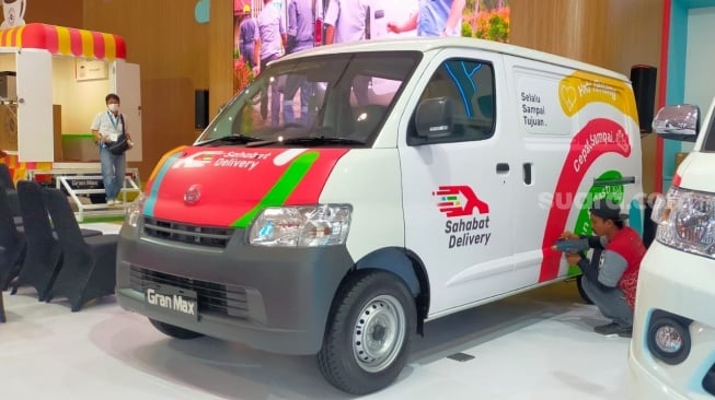 Modifikasi Suguhan Daihatsu GranMax di area tempat GIICOMVEC 2024 Sebagai Solusi Mobilitas