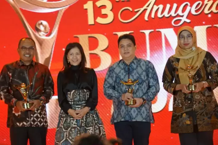 Performa Bagus, Pos Indonesia Raih 2 Penghargaan di dalam pada BUMN Award 2024