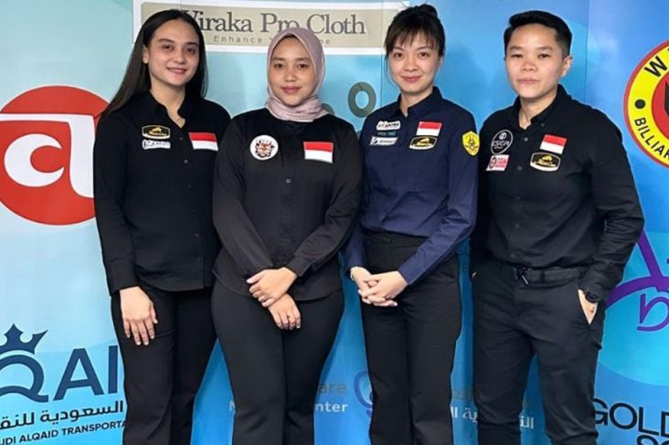 4 Pebiliar Indonesia Menunjukkan Gemilang dalam tempat Hari Pertama 2024 ACBS Asian 9-Ball Ladies & Girls U17 Championships