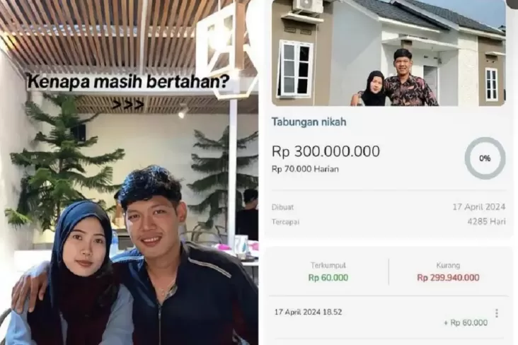 Viral! Tren Pamer Tabungan untuk Nikah, Netizen: Salfok Sama yang mana mana Rp300 Juta