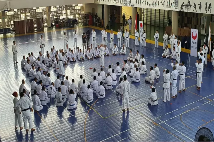 150 Karateka Indonesia Ikuti Pembinaan dari Instruktur Karate Negeri Sakura