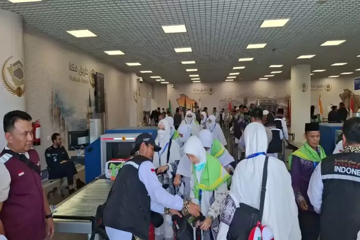 Alhamdulillah, Kloter 1 Jemaah Haji Indonesia Mendarat dengan Selamat di dalam tempat Tanah Suci