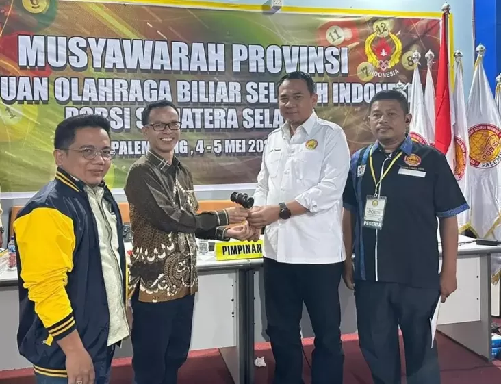 Andie Dinialdie Kembali Pimpin Pengprov POBSI Sumatera Selatan