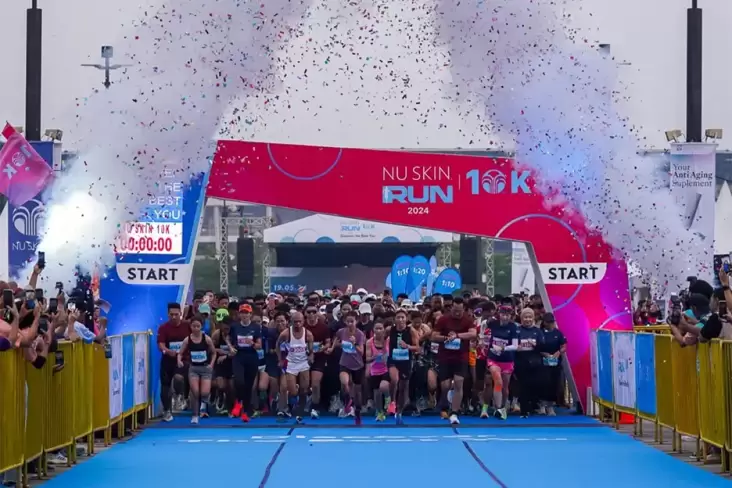 Dukung Gaya Hidup Sehat, Lomba Lari Nu Skin Run 10K Diikuti 60% Audien Wanita