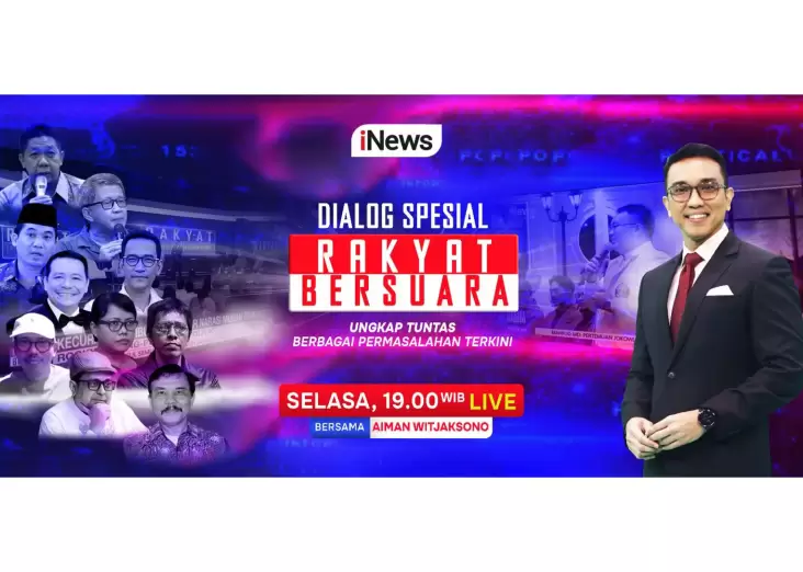 Jangan Sampai Ketinggalan, Catat Hari kemudian juga Tanggal Sajian Primetime Spesial, Rakyat Bersuara, The Prime Show, juga juga Interupsi, Hanya pada tempat iNews