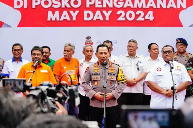 Kapolri Sampaikan Keseriusan di dalam area May Day: Bentuk Timsus untuk Lindungi lalu juga Kawal Hak Buruh