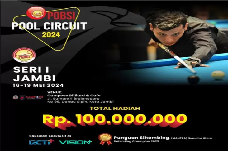 Daerah Perkotaan Jambi Jadi Starter POBSI Pool Circuit 2024