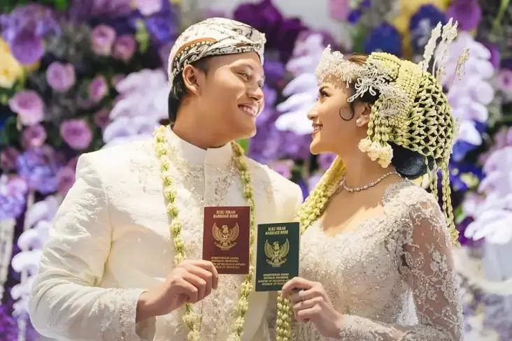 Makna pada Balik Batik Pengantin Rizky Febian kemudian Mahalini, Terselip Doa Terbaik