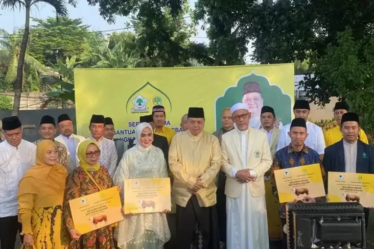 Golkar Berkurban 38 Sapi, Airlangga Bicara Filosofi Kurban untuk Tujuan Besar