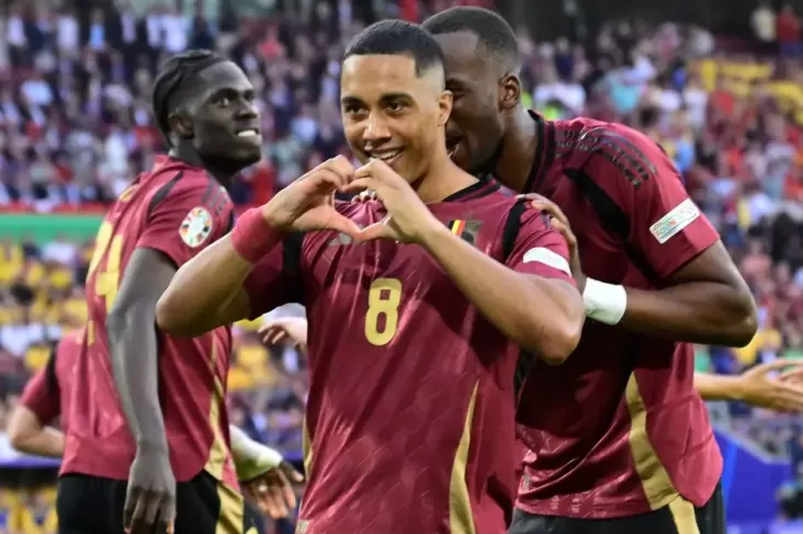 Hasil Euro 2024: Gol Kilat Youri Tielemans Antar Belgia Unggul satu gol tanpa balas Atas Rumania pada Babak Pertama