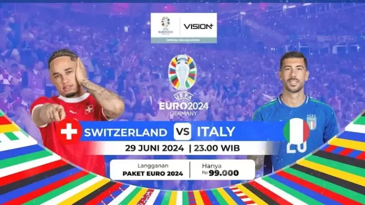 Preview Euro 2024 Swiss vs Italia: Hasrat Sang Juara Bertahan