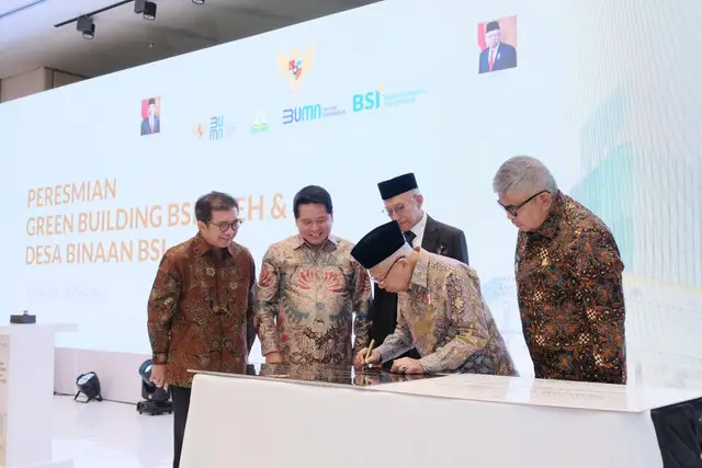 Wapres Resmikan Gedung Bank Syariah Ramah Lingkungan Pertama pada Aceh