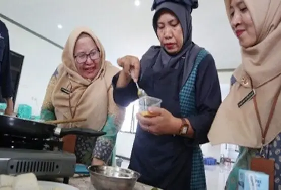 Cegah Stunting, Pertamina EP Gelar Pendidikan Pembuatan PMT Lokal