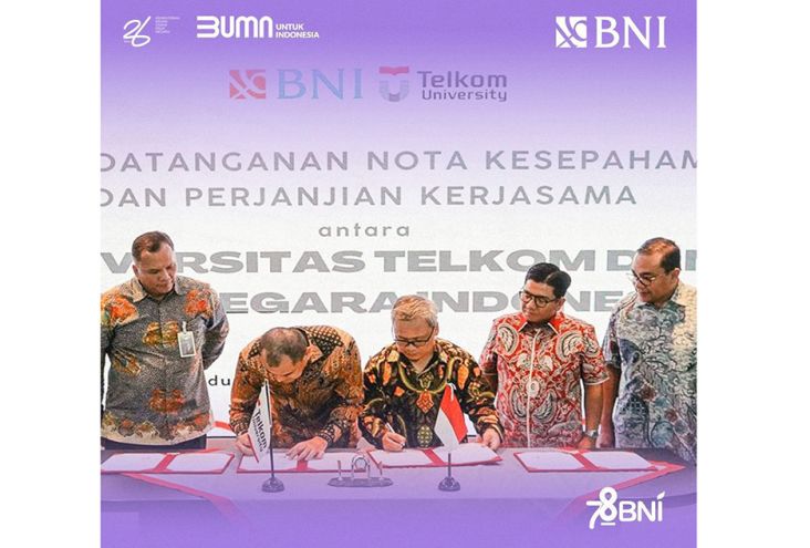 Kembangkan Ekosistem Keuangan Kampus, BNI juga Telkom University Ciptakan Pembayaran Terintegrasi