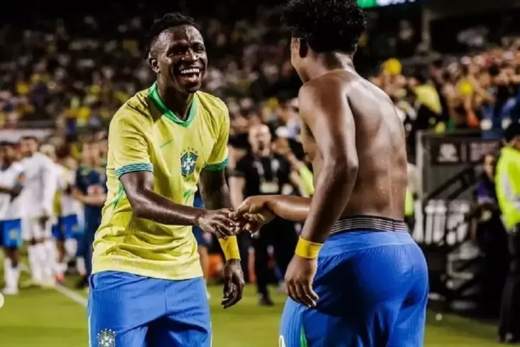 Pelatih Brasil Kesal Vinicius Junior Absen Lawan Uruguay gara-gara Kartu Kuning