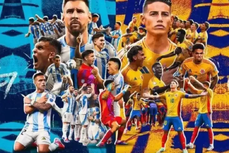 Prediksi Argentina vs Kolombia: Messi atau Rodriguez yang dimaksud digunakan Tersenyum Pegang Piala Copa America 2024?