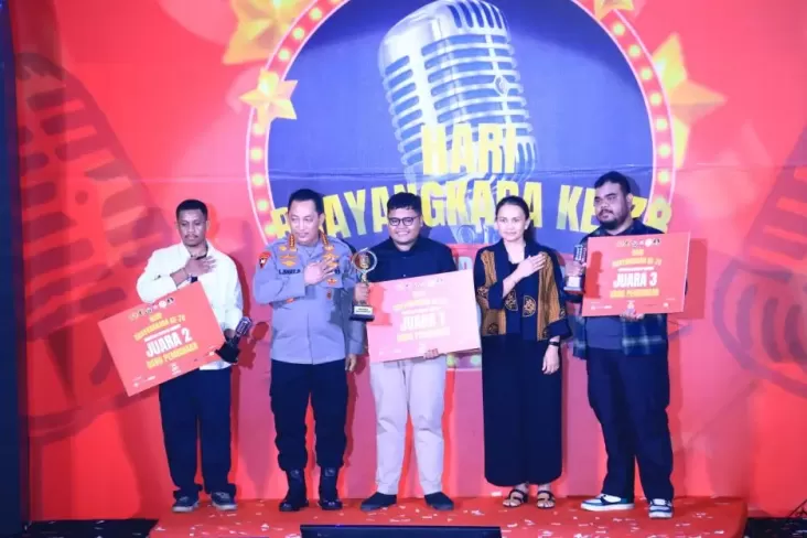 Rayakan HUT ke-78 Bhayangkara, Polri Tercapai Gelar Stand Up Comedy