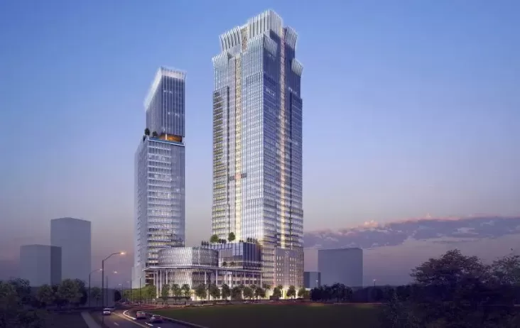 Sopo Del Tower, Gedung Kantor Super Lengkap di dalam tempat Lokasi Super Penting