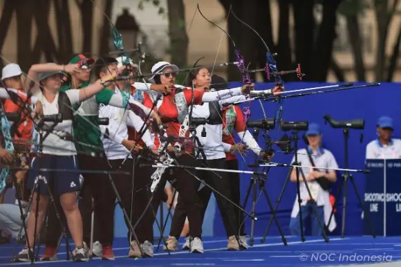 Tim Recurve Putri Indonesia Berhasil ke 16 Besar Olimpiade Paris 2024, Pelatih: Start Bagus!