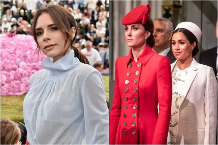 Victoria Beckham Dekati Kate Middleton, Meghan Markle Marah Besar